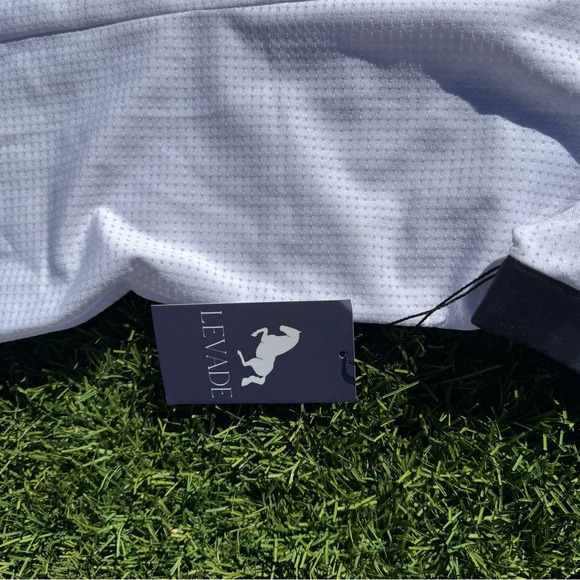 Levade Nina Women’s Short Sleeve Polo White Xl - Picture 2 of 4